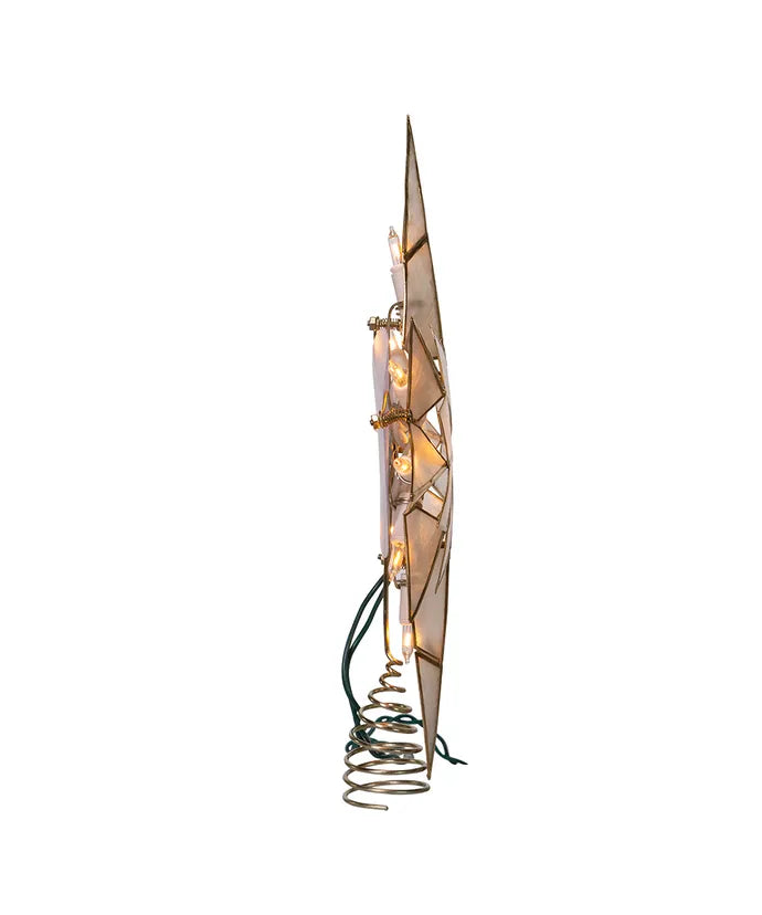 Tall Star Clear Treetopper