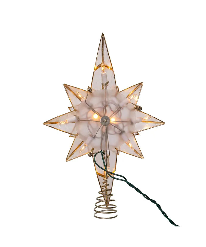 Tall Star Clear Treetopper