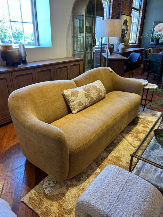 Two-Tone Basket Weave Sofa