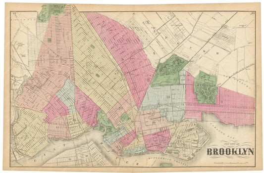 Brooklyn 1873 Map