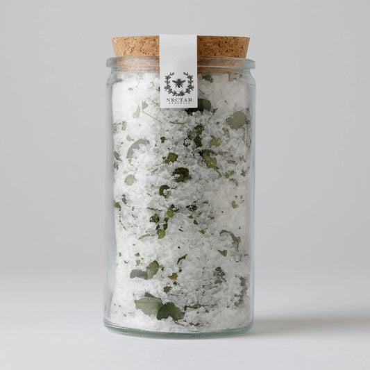 16oz Sea Salt + Eucalyptus : Large Bath Soak
