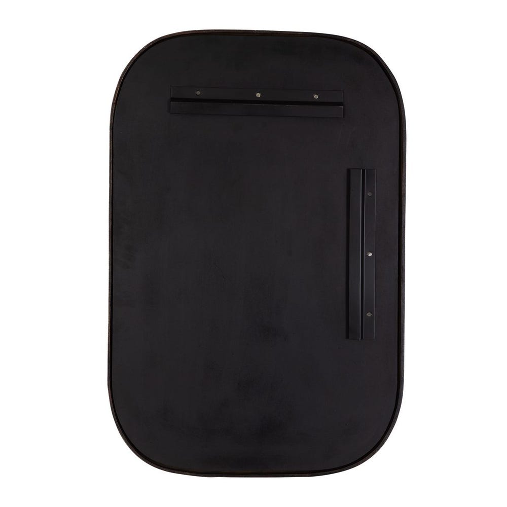 Textured Bronze Mirror with Rounded Corners