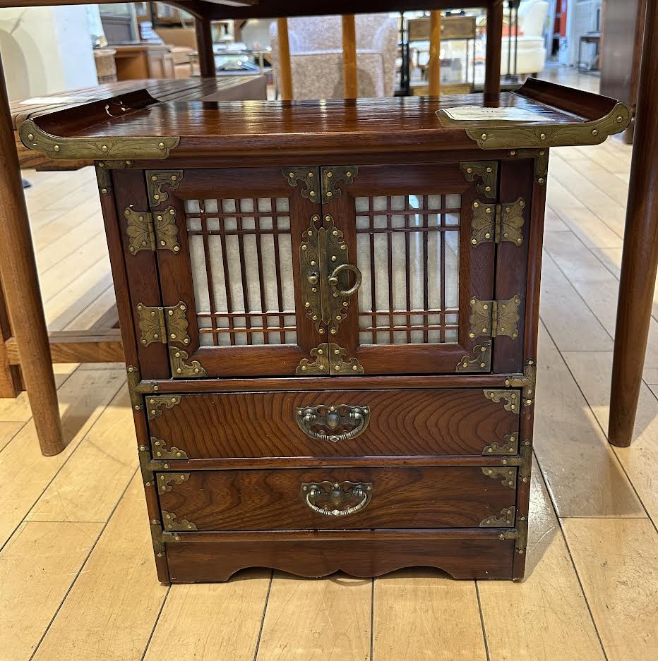 Small Asian Cabinet w/ 2 Drawers