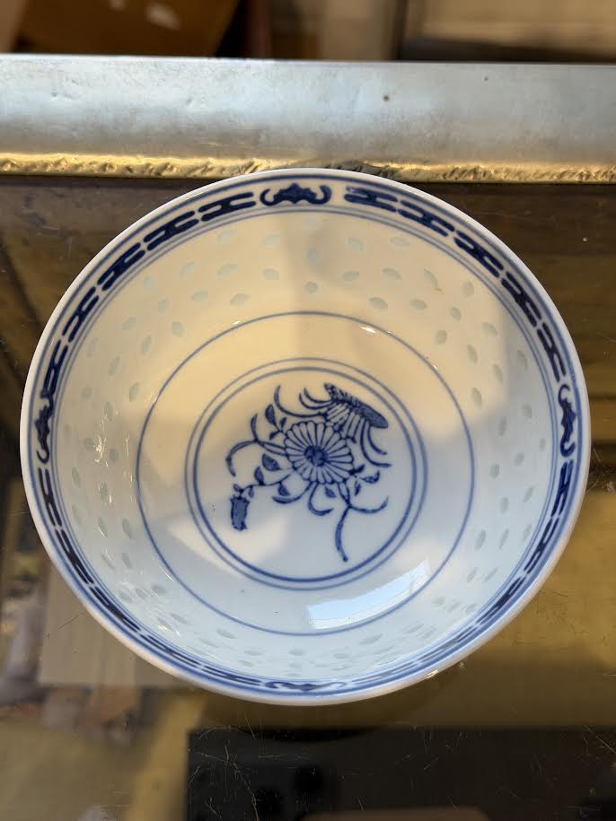 Rice Grain Tea or Rice Bowls - 4.5" Diam.