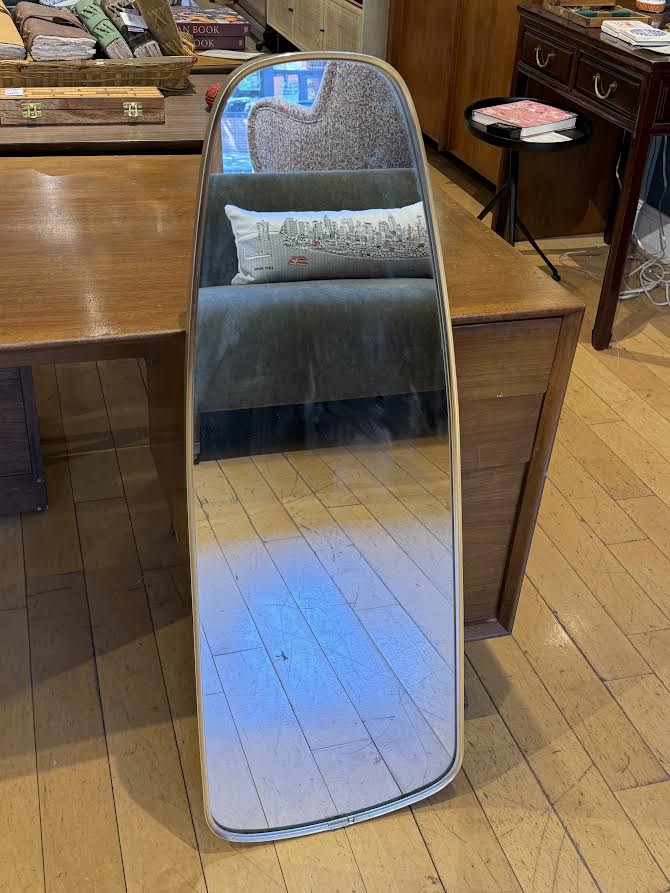 Tapered Mirror with Metal Frame