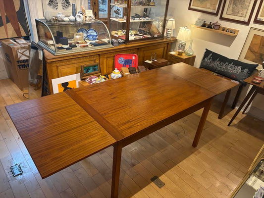 Danish Modern Teak Refractory Dining Table