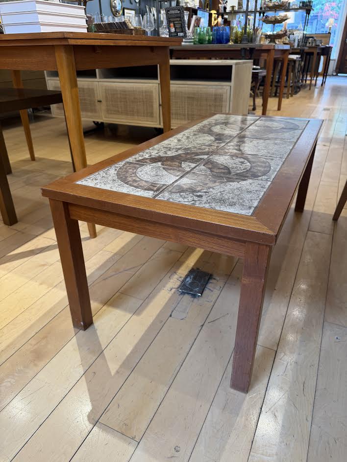 Gangso Mobler Danish Modern Tile Top Coffee Table