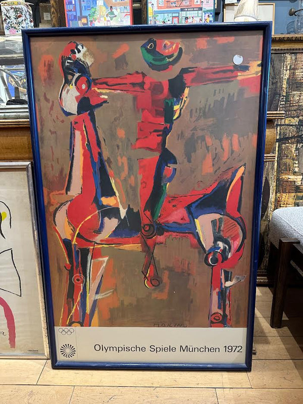 1972 Olympics Lithograph by Marino Marini