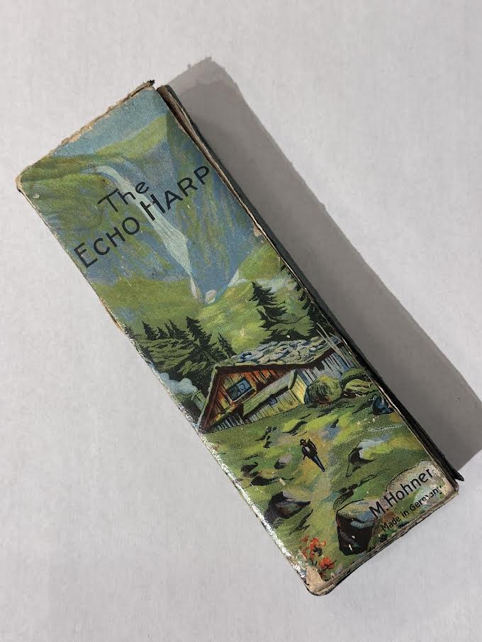 Vintage Echo Harp Harmonica in original box
