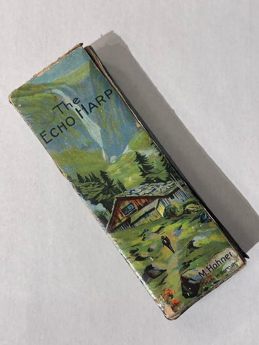 Vintage Echo Harp Harmonica in original box