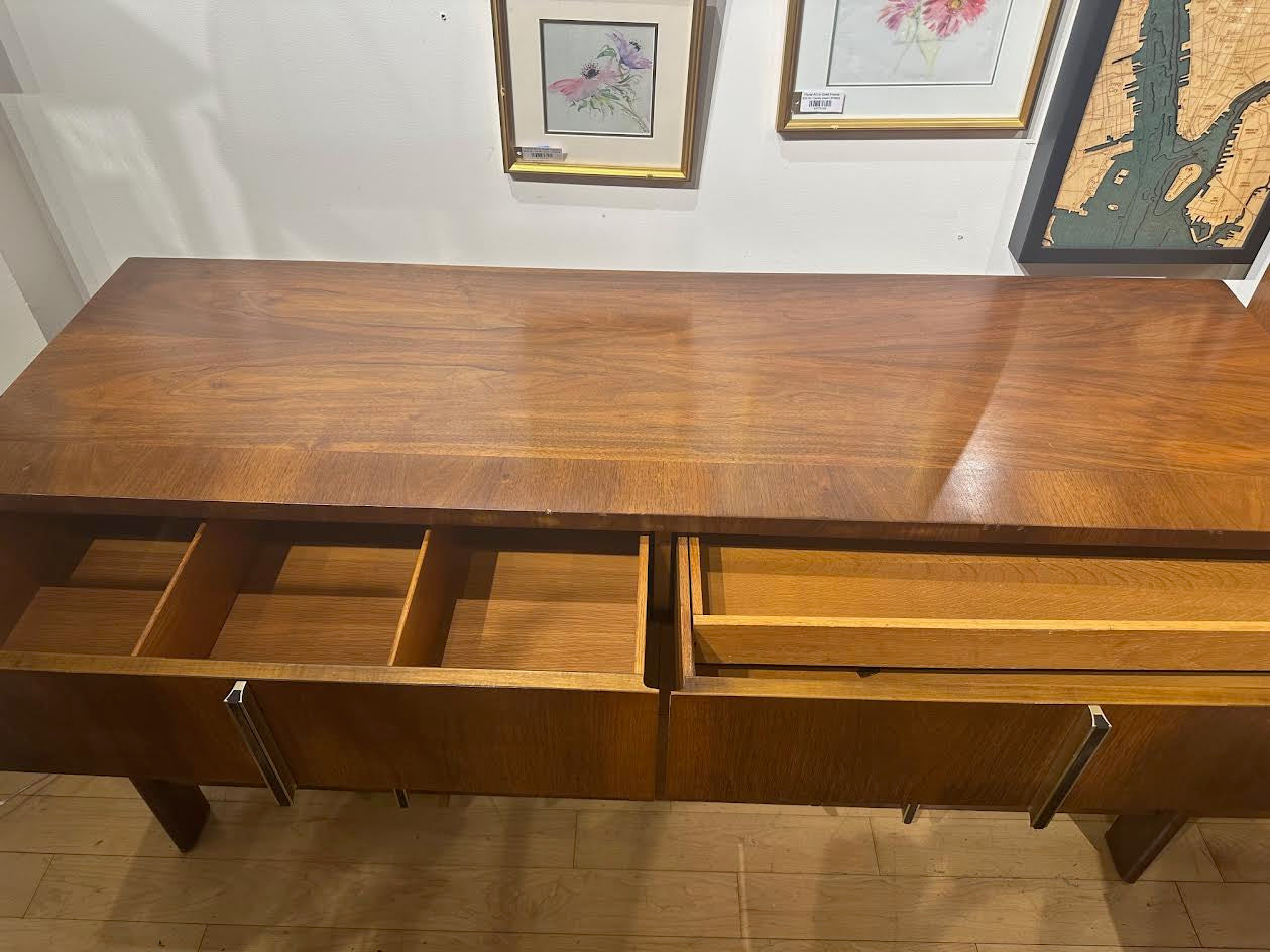 Widdicomb six drawer Walnut dresser designed by Dale Ford.