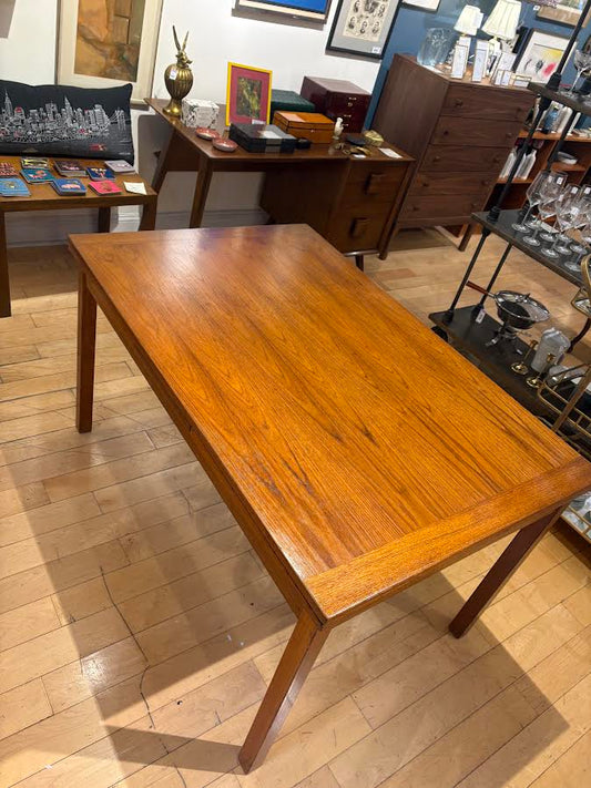 Danish Modern Teak Refractory Dining Table