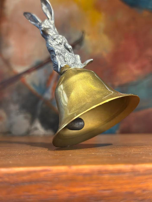 Rabbit Figurine Bell