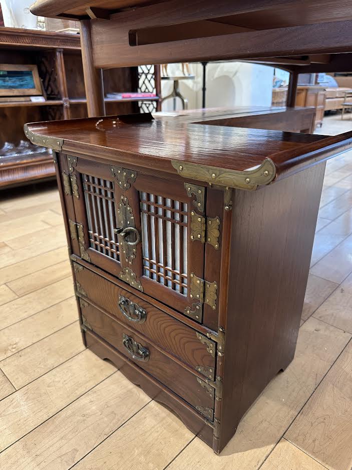 Small Asian Cabinet w/ 2 Drawers