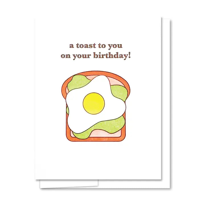 Birthday Toast Birthday Card