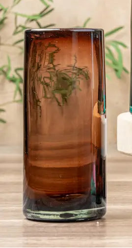 Tamarind Handblown Mexican Highball Glass