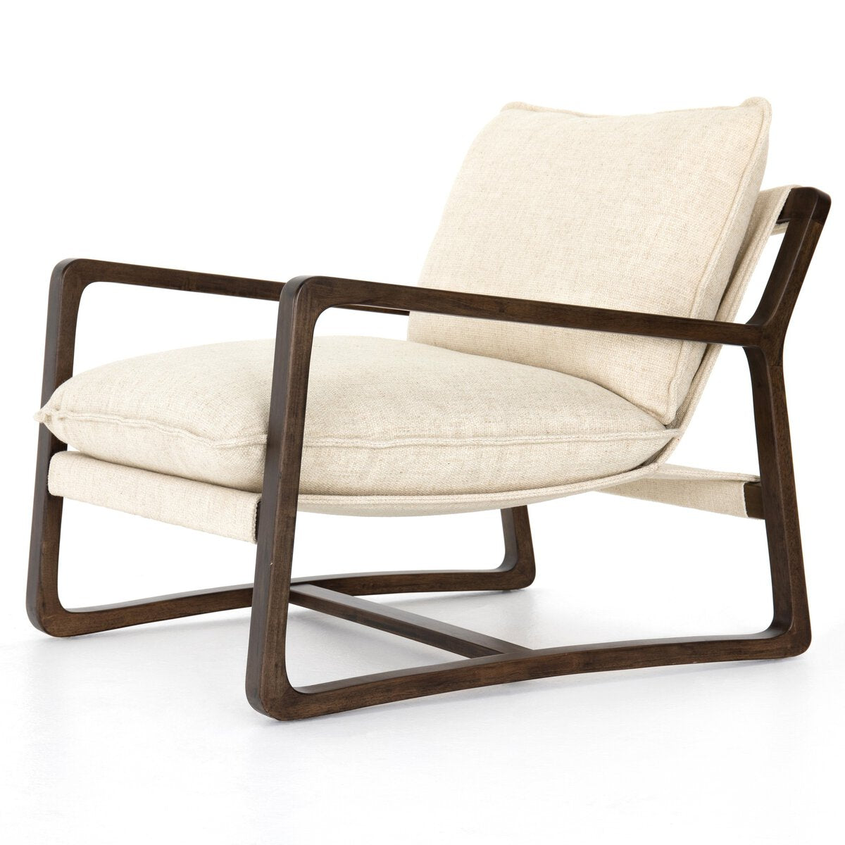 Open Frame Para Wood Accent Chair