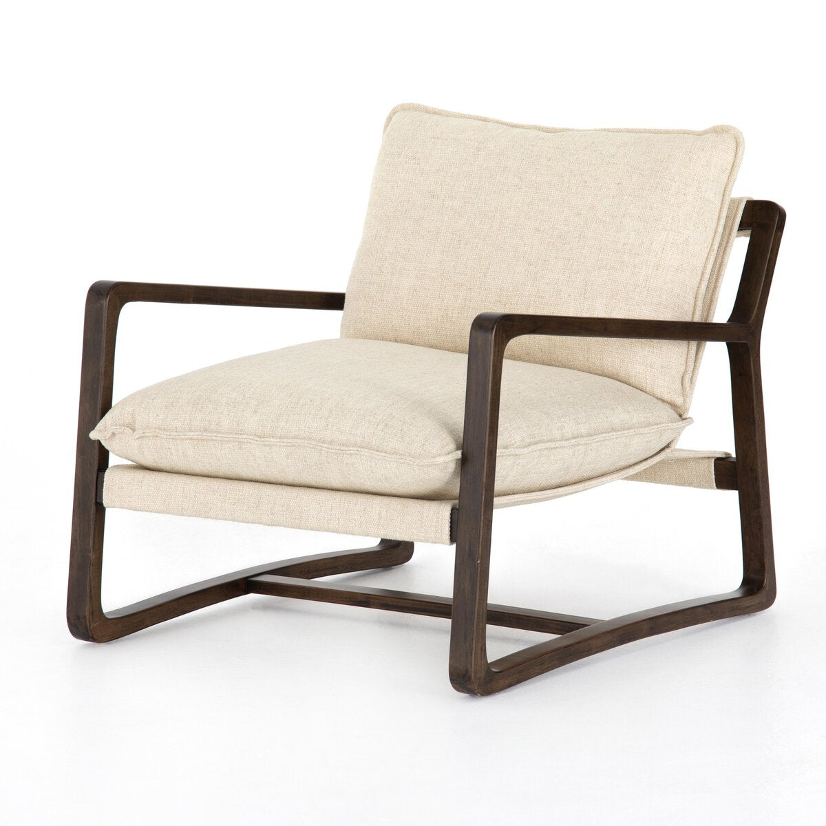 Open Frame Para Wood Accent Chair