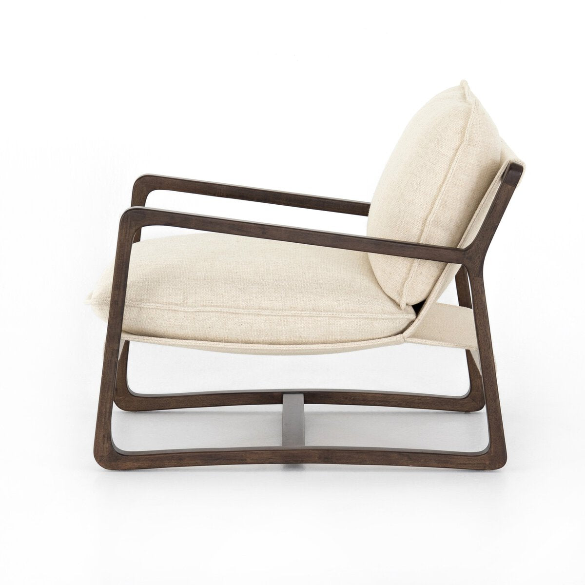 Open Frame Para Wood Accent Chair