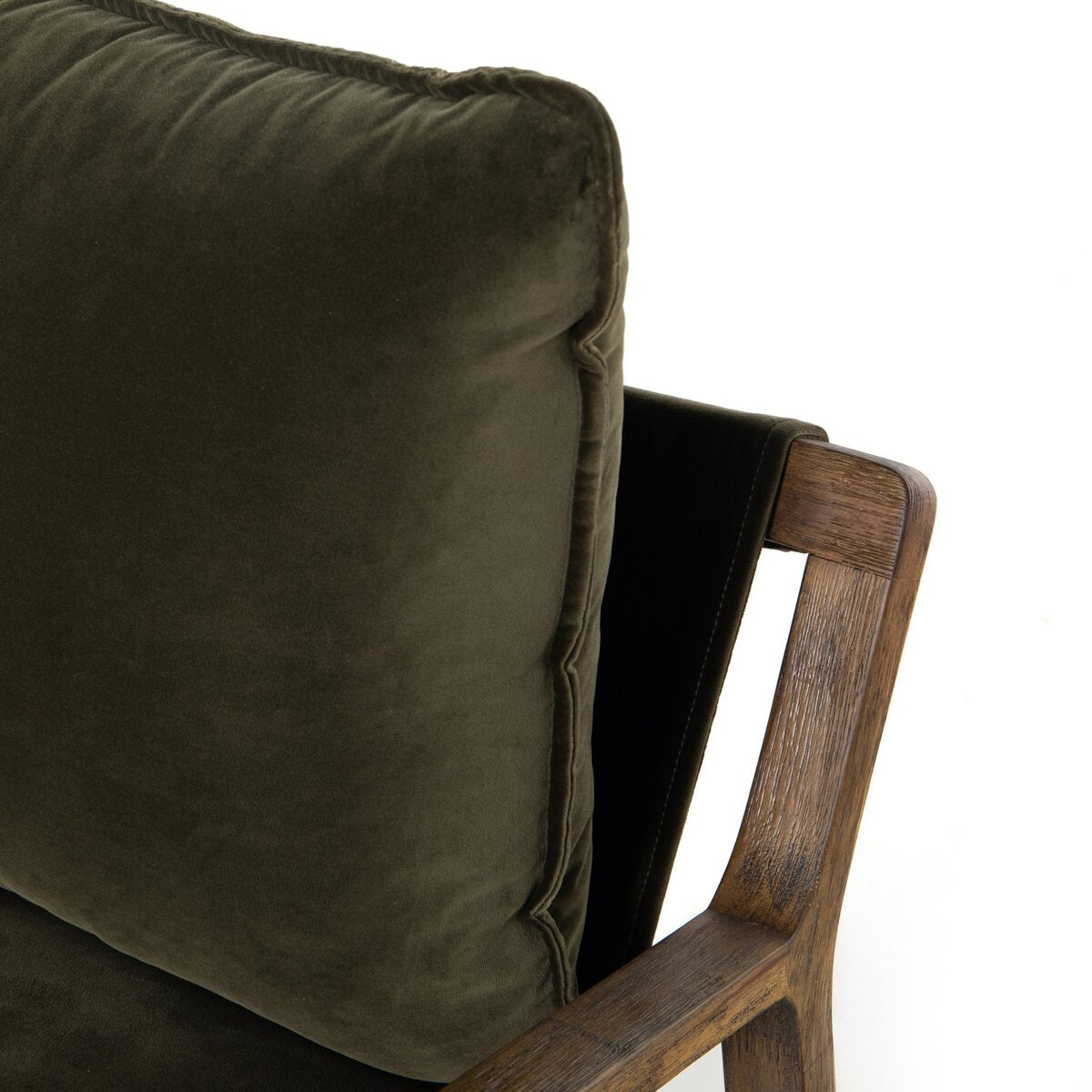 Open Frame Para Wood Accent Chair