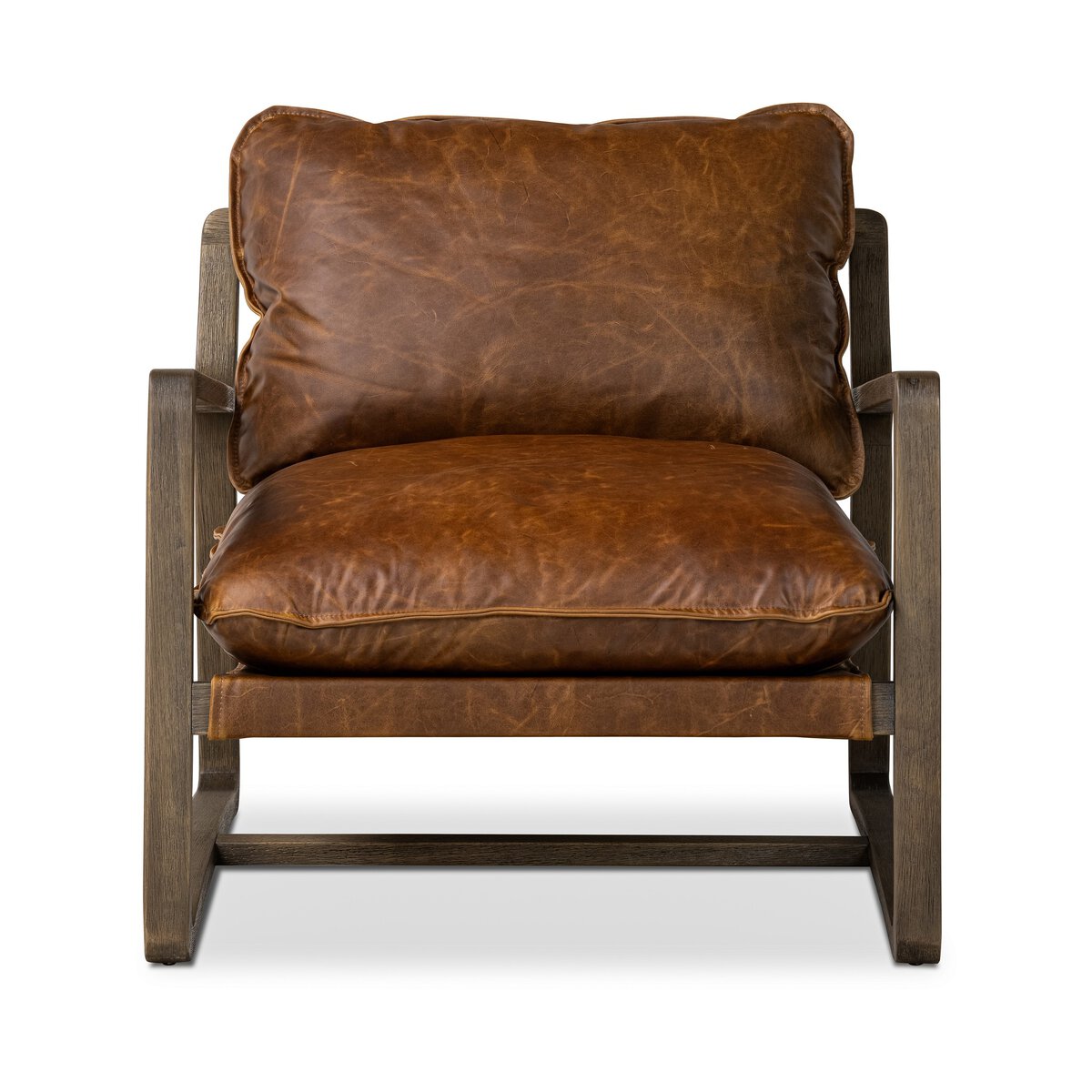 Open Frame Para Wood Accent Chair