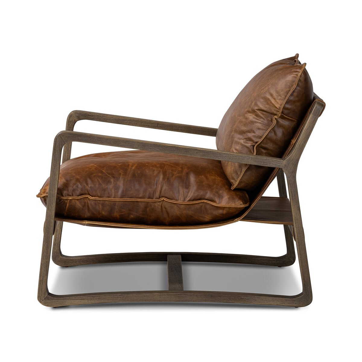 Open Frame Para Wood Accent Chair