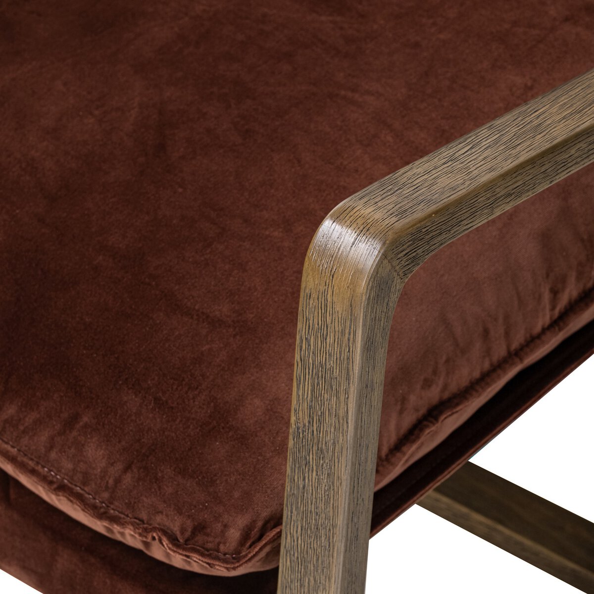Open Frame Para Wood Accent Chair