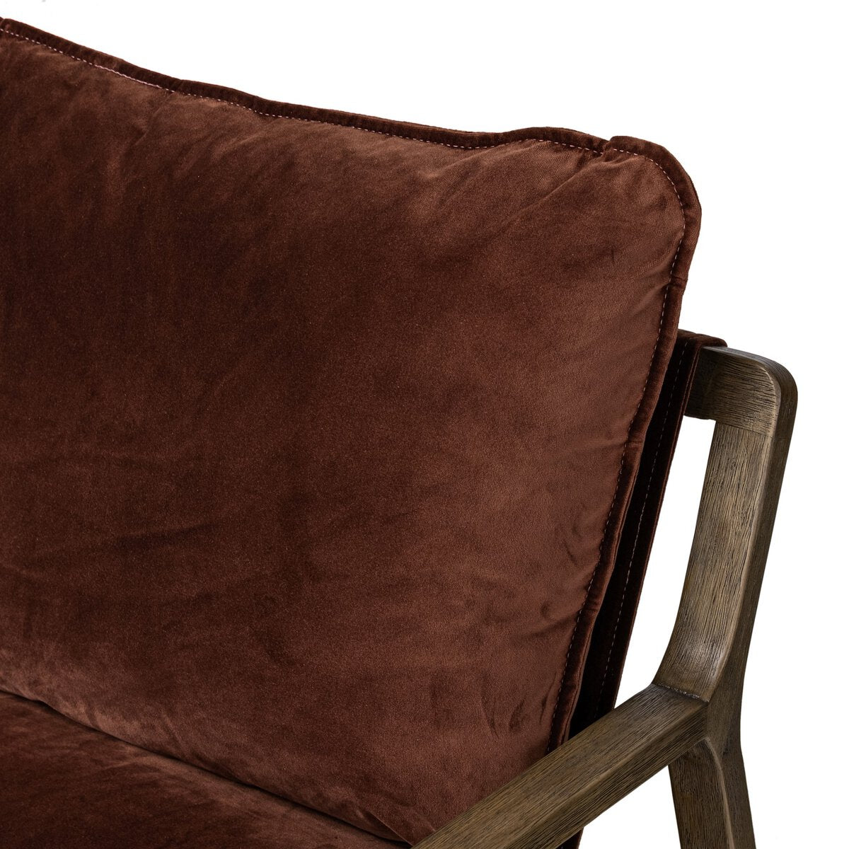 Open Frame Para Wood Accent Chair