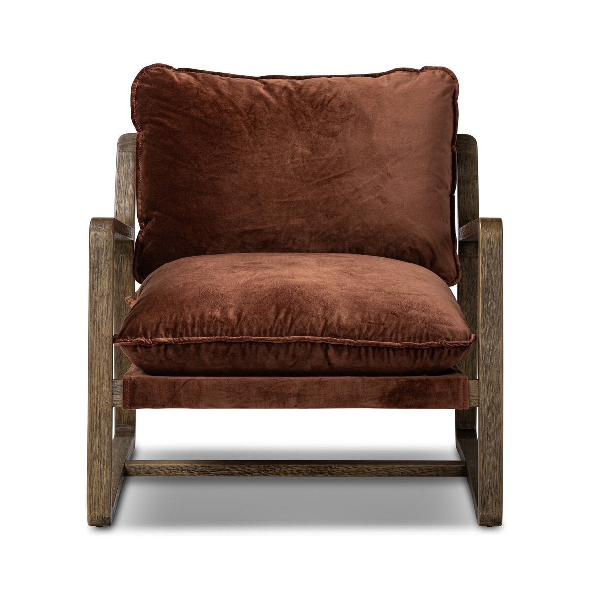 Open Frame Para Wood Accent Chair