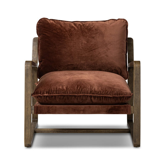Open Frame Para Wood Accent Chair
