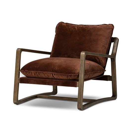 Open Frame Para Wood Accent Chair