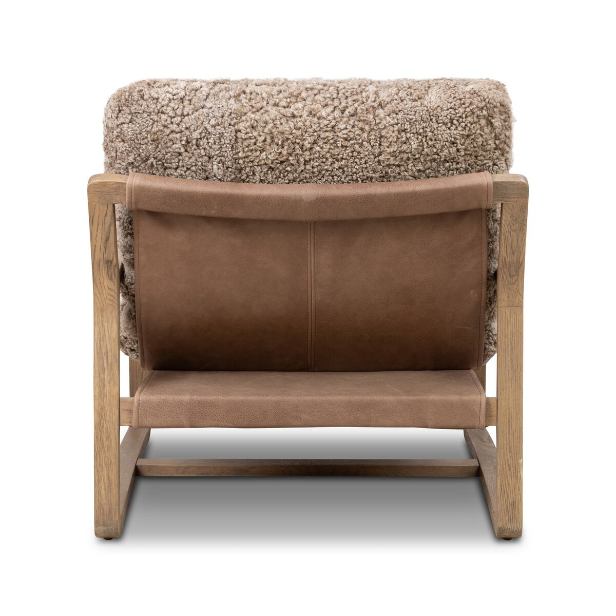 Open Frame Para Wood Accent Chair