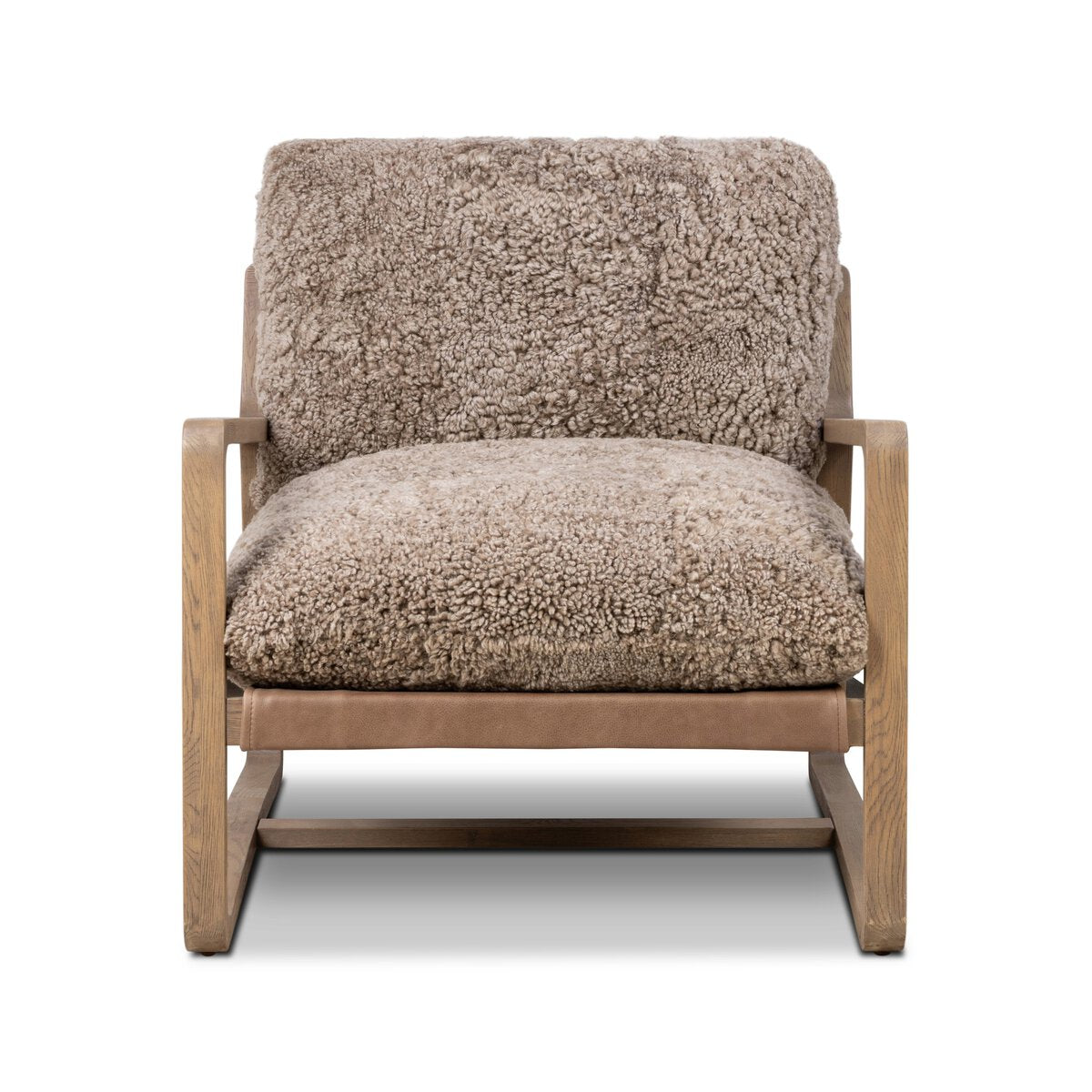 Open Frame Para Wood Accent Chair