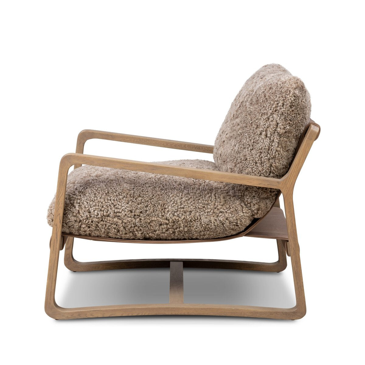 Open Frame Para Wood Accent Chair