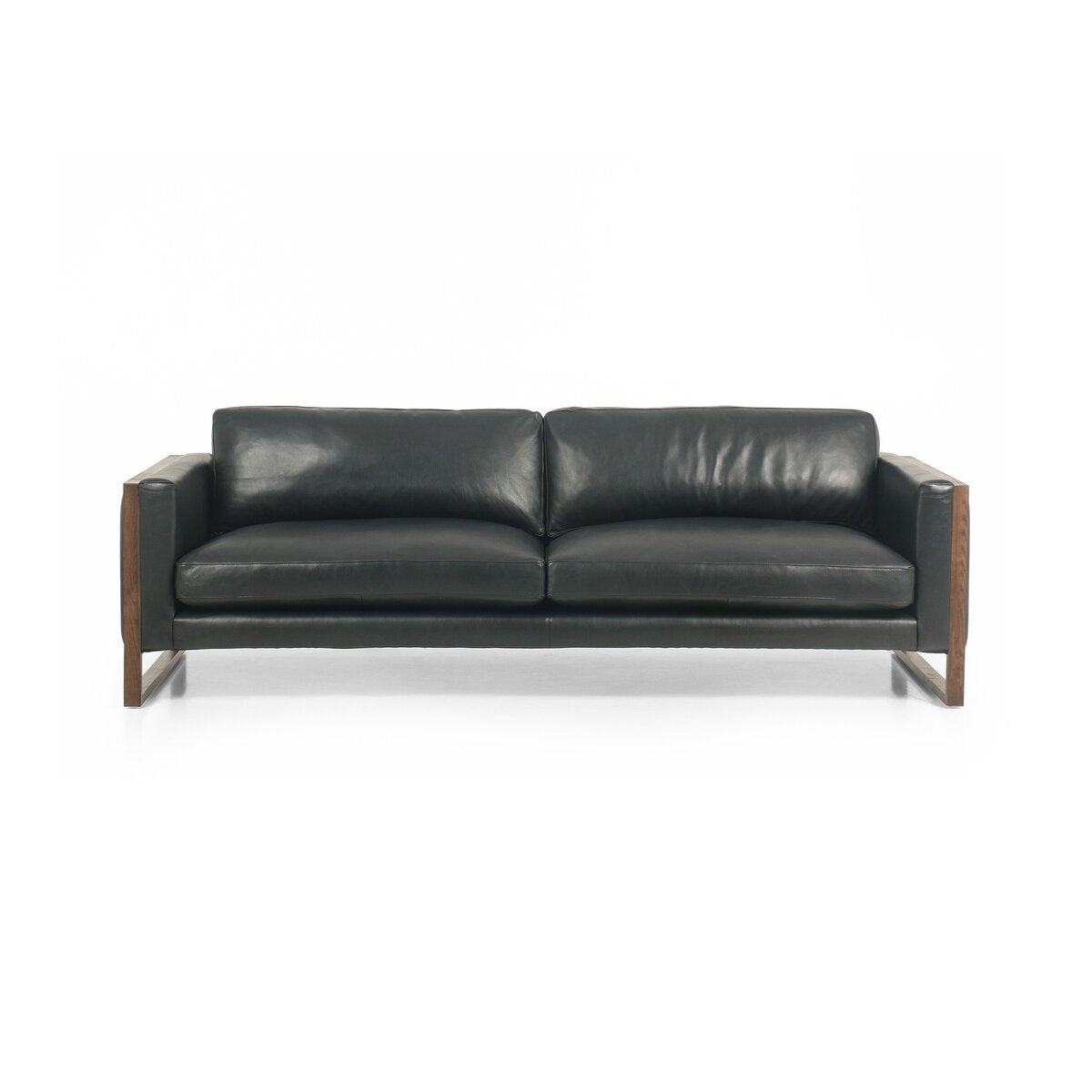 Exposed Frame Charcoal Sofa