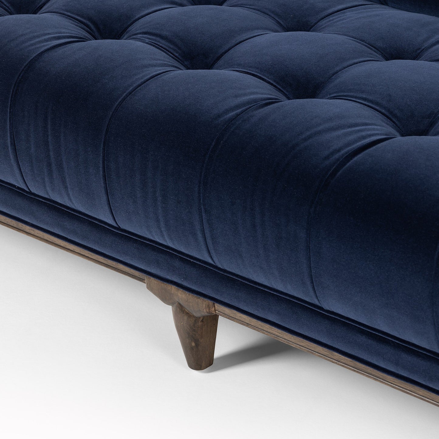 Tufted Sofa with Parawood Base