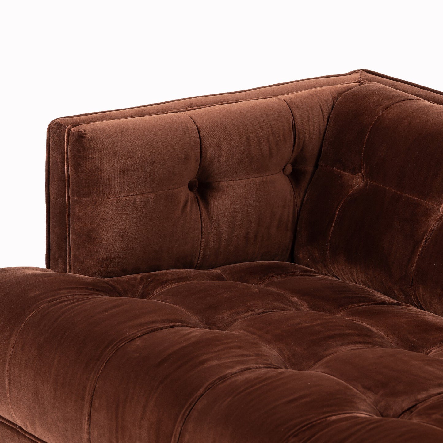 Tufted Sofa with Parawood Base