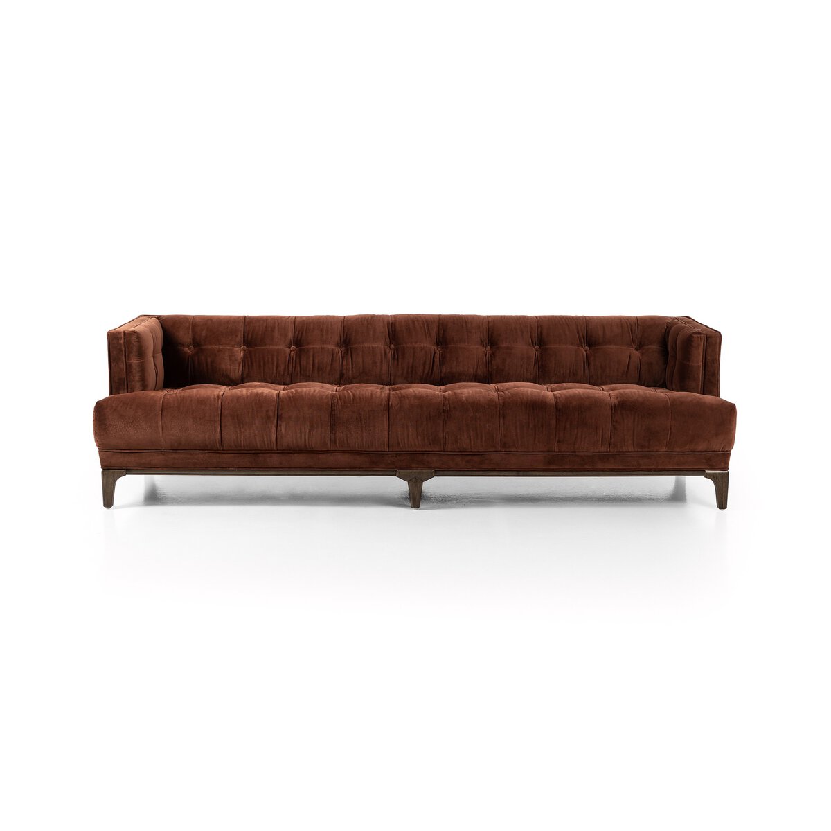 Tufted Sofa with Parawood Base
