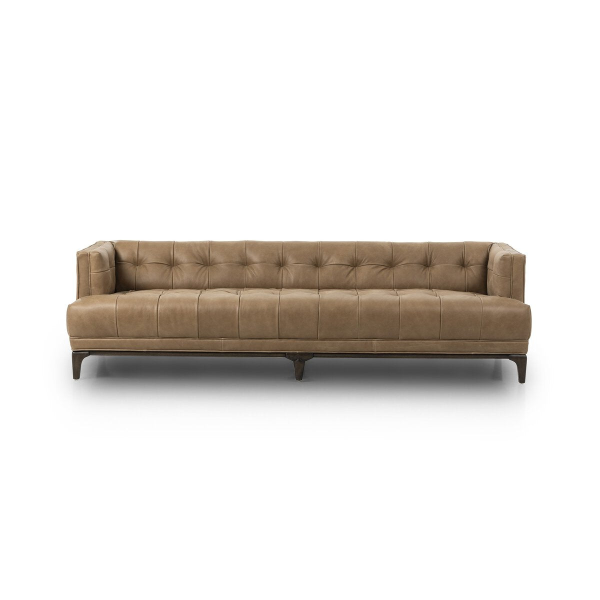Tufted Sofa with Parawood Base