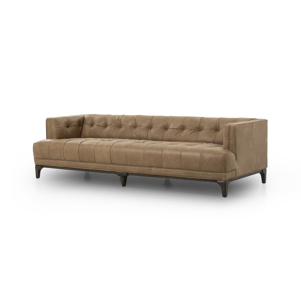 Tufted Sofa with Parawood Base