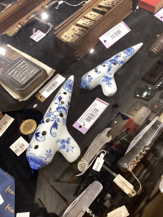 German Meissen Porcelain Ocarina