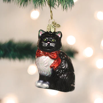 Tuxedo Kitty Ornament