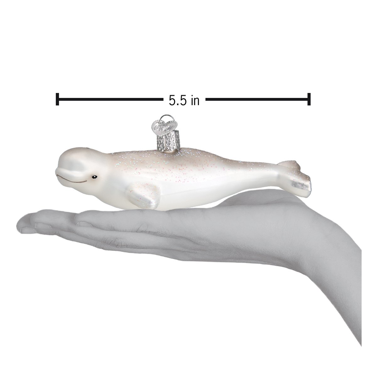 Beluga Whale Ornament
