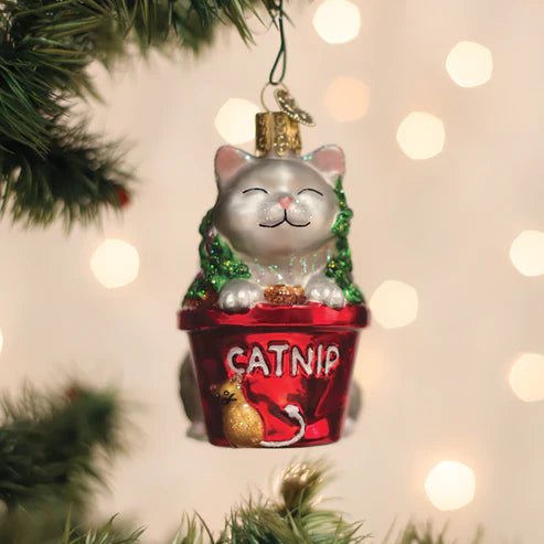 Catnip Cat Ornament*