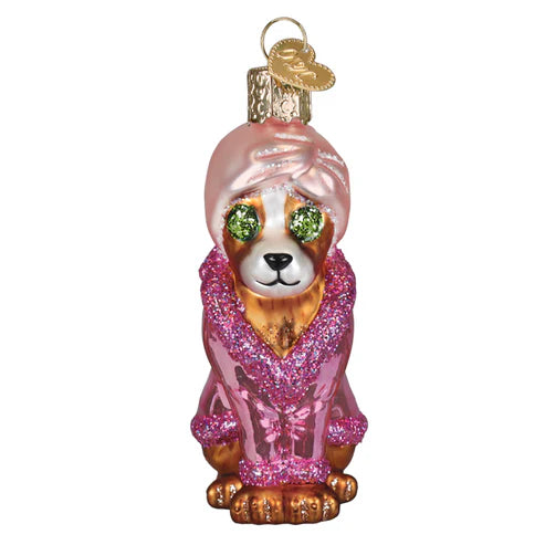 Spa Dog Ornament*