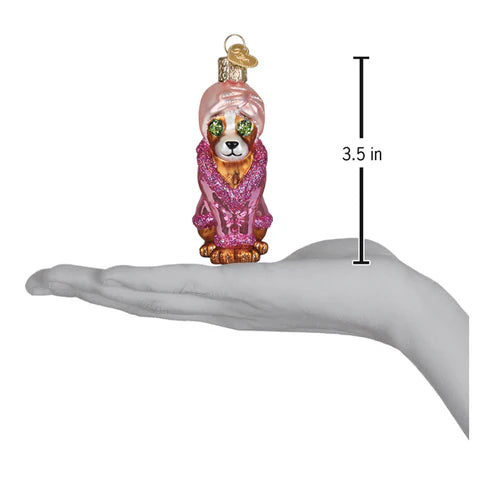 Spa Dog Ornament*