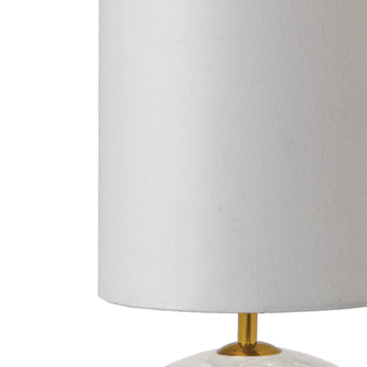 Alabaster Mini Orb Lamp-13-1036