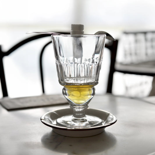 Pontarlier Absinthe Glass with Cuts