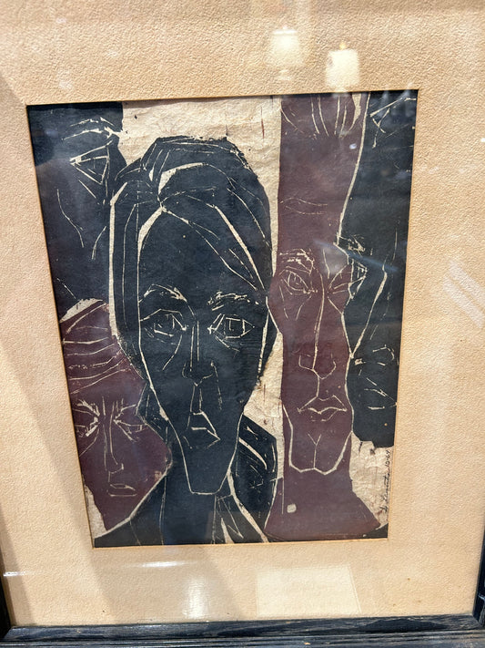 '64 Two Wood Cut Portraits