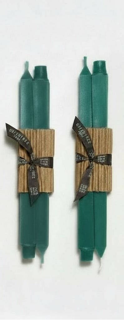 Turquoise 12" Square Pair of Hanging Tapers